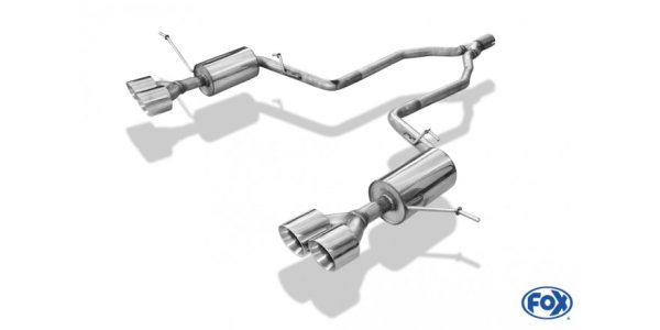 FOX Endschalldämpfer rechts/links - 2x100 Typ 25 rechts/links - 14+ Jeep Grand Cherokee WKII