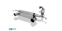 FOX final silencer across exit right/left incl. flex piece - 1x80 Typ 14 right/left - Renault Twingo III BCM