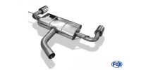 FOX final silencer exit right/left - 1x100 Typ 25 right/left fits for Rieger bumper - Seat Leon 5F (independent suspension)