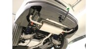FOX Endschalldämpfer quer - der Endrohre hinter der originalen Stoßstange - Ford Mondeo V Schrägheck/Turnier/Stufenheck