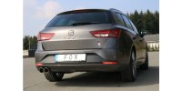 FOX Endschalldämpfer 2x90 Typ 16 - Seat Leon 5F ST (Einzelradaufhängung)