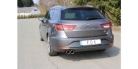 FOX Final Silencer 2x90 Typ 16 - Seat Leon 5F ST (independent suspension)