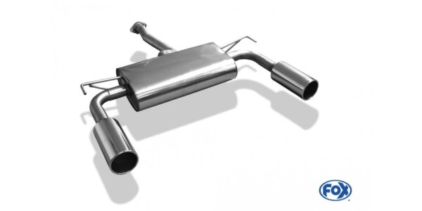 FOX Endschalldämpfer 1x100 Typ 12 - Hyundai ix35