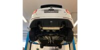 FOX Final Silencer across exit with exhaust flap 129x106 Typ 32 black enamelled - Ford Focus III RS