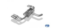 FOX Final Silencer across exit 2x80 Typ 16 - Audi A3 8V Limousine (with S-Line or S3 bumper)