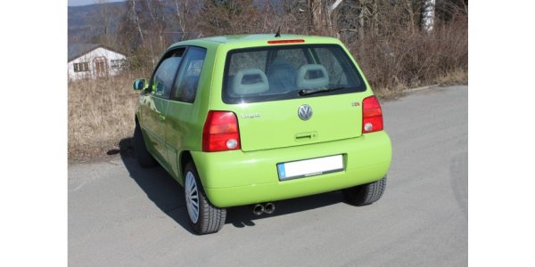 FOX Endschalldämpfer - 2x76 Typ 25 - Seat Arosa 6H / VW Lupo 6X