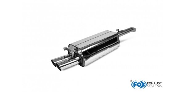 FOX final silencer - 2x70 Typ 14 - Audi 100/A6 C4 (FWD)