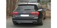 FOX Endschalldämpfer rechts/links zweiflutig - 2x90 Typ 16 rechts/links - Audi A6 4G 3,0 TFSI