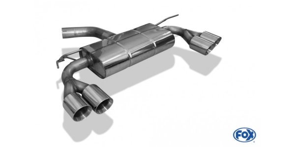 FOX Endschalldämpfer rechts/links - 2x90 Typ 25 rechts/links - VW T-Roc (FWD)