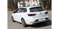 FOX Halbanlage ab OPF 2x80 Typ 25 - Seat Leon 5F ST 4x4 / Cupra 300 mit OPF
