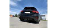 FOX Final Silencer exit ab OPF 1x100 Typ 25 black enamelled - Ford Focus IV ST