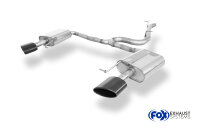 FOX Halbanlage ab OPF 160x90 Typ 38 schwarz emalliert - Seat Leon 5F ST 4x4 / Cupra 300 mit OPF
