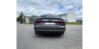 FOX Endschalldämpfer mit Abgasklappen rechts/links zweiflutig - 2x100x77 Typ 38 rechts/links - Audi S8 4H