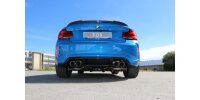 FOX Final Silencer across exit with 2 exhaust flaps 2x90 Typ 25 - BMW F87 M2 Competition/CS