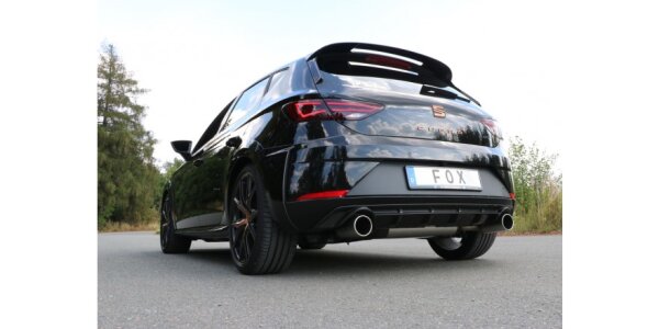FOX Endschalldämpfer 1x100 Typ 12 - Seat Leon 5F Cupra R