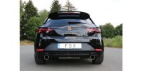 FOX Endschalldämpfer Ausgang rechts/links - 1x100 Typ 12 rechts/links - Seat Leon 5F Cupra R