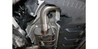 FOX Final Silencer across exit - Exit of the tailpipe in original tailpipes - Mercedes CLA 45(S) 118
