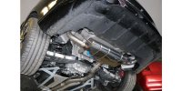 FOX final silencer across exit right/left - Exit of the tailpipe in original tailpipes - Mercedes CLA 45(S) 118