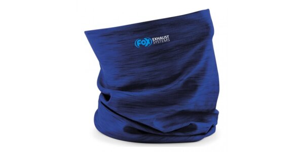 FOX Face & Nose Mask & Scarf Merlblue - 100% polyester (Microfaser) - Printed structure - breathable material - versatile - seamless - 40° C machine wash, non-iron - no FFP or EN certification