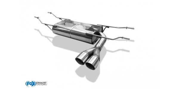 FOX final silencer across exit right - 2x70 Typ 25 NICHT shifted - Mazda MX-5 ND