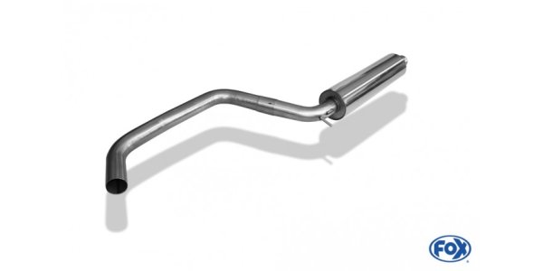 FOX Front Silencer - Seat Leon 5F (independent suspension)