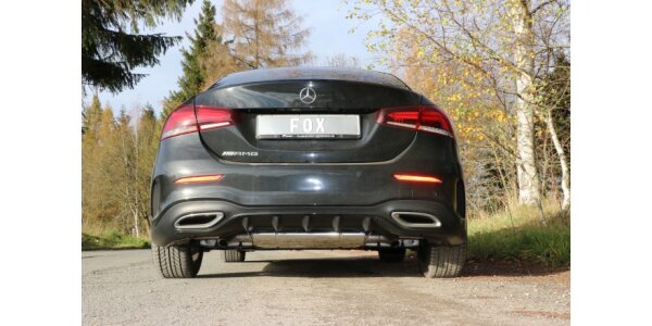 FOX Endschalldämpfer quer - Mercedes A-Klasse 177 (Mehrlenkerachse)