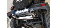 FOX Endschalldämpfer quer 1x100 Typ 25 - Jeep Wrangler IV JL