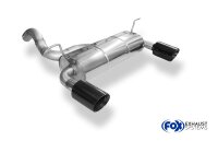 FOX Endschalldämpfer quer 1x100 Typ 25 schwarz emalliert - Jeep Wrangler IV JL