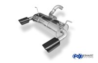 FOX Endschalldämpfer quer 1x100 Typ 25 schwarz emalliert - Jeep Wrangler IV JL