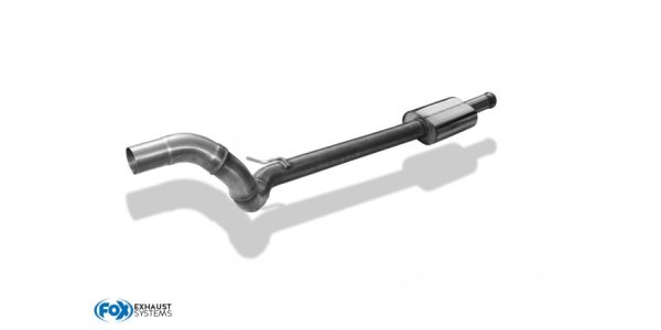 FOX front silencer - Jeep Wrangler IV JL 4-Door