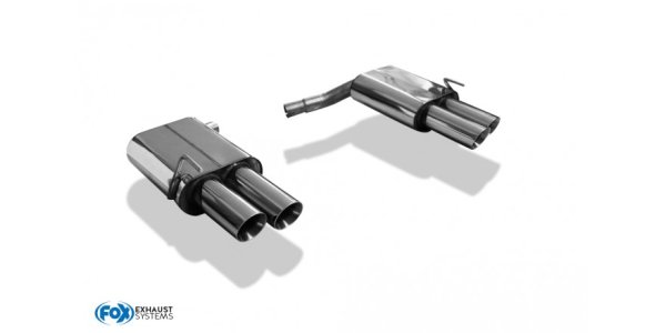 FOX Endschalldämpfer rechts/links - 2x90 Typ 25 rechts/links - Ford Explorer WUJ