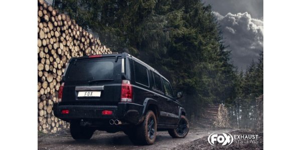 FOX Endschalldämpfer - 2x90 Typ 16 - Jeep Commander WH/XK