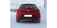 FOX Final Silencer exit 2x80 Typ 16 - Seat Leon 5F (rigid...