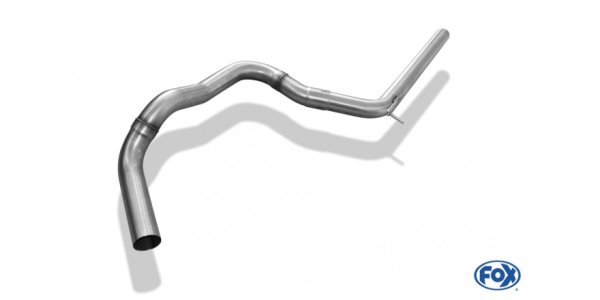 FOX front silencer replacement pipe - Seat Leon 5F (rigid rear axle)