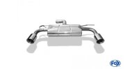 FOX Final Silencer exit 1x100 Typ 25 for Rieger bumper - Seat Leon 5F Facelift (independent suspension)