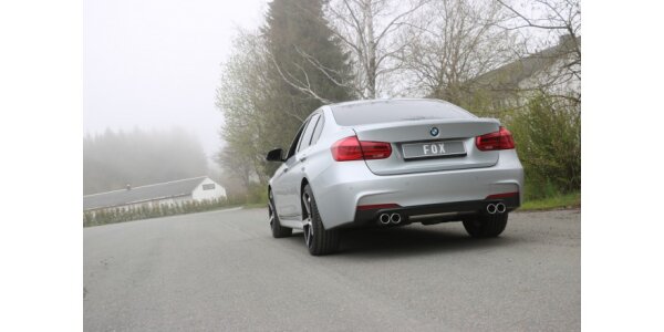 FOX Endschalldämpfer 2x80 type 12 - BMW F30/F31 335d