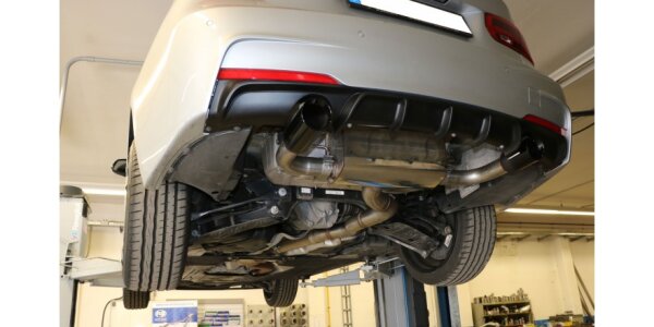 FOX Endschalldämpfer 1x90 type 15 schwarz - BMW F30/F31 335d