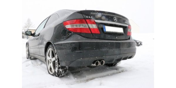 FOX final silencer - 2x76 Typ 25 - Mercedes C-Class Sportcoupe CL203/CLC