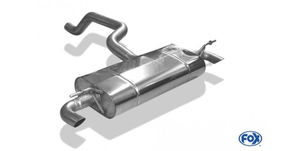 FOX Final Silencer across exit - Mercedes A-Class 177 (rigid rear axle)
