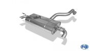 FOX final silencer across exit right/left - Mercedes A-Class 177 (rigid rear axle)