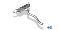 FOX final silencer across exit right/left - Mercedes A-Class 177 (rigid rear axle)