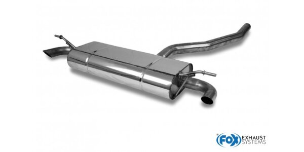 FOX Endschalldämpfer quer - Mercedes CLA 180/200 118