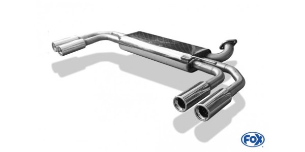 FOX Endschalldämpfer quer Ausgang rechts/links - 2x80 Typ 13 rechts/links - Mercedes V-Klasse W447