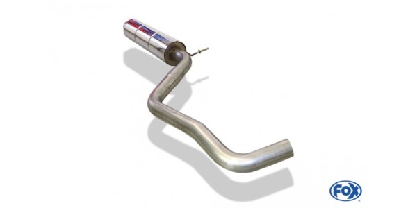 FOX front silencer - VW Golf VII Facelift (rigid rear axle / Models with OPF)