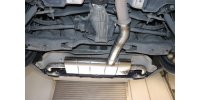 FOX final silencer across exit right/left - Exit of the tailpipe in original tailpipes - Mercedes GLC X253