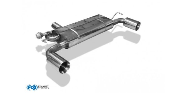 FOX Endschalldämpfer Ausgang rechts/links - 1x100 Typ 24 rechts/links - VW Golf IV R32