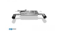 FOX final silencer exit right/left - 1x100 Typ 24 right/left - VW Golf IV R32