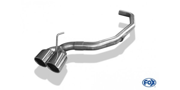 FOX Tailpipe exit to driver side - 2x115x85 Typ 38 - Fiat Ducato Camper