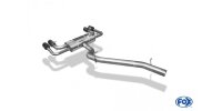 FOX Halbanlage ab Kat 2x100 Typ 25 Schwarz emalliert - mit 2 elektronischen Klappen - Seat Ateca Cupra 4x4 5FP