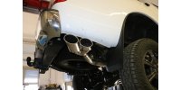 FOX final silencer Sidepipe, exit on the right side of the vehicle behind the rear wheel - 2x115x85 Typ 38 - Ford Ranger 4x4 double cabin/Wildtrak